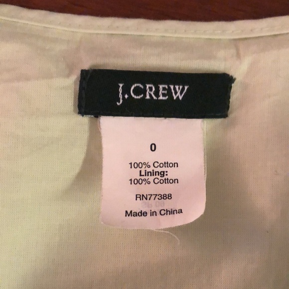 J. Crew Mint Green Short-Sleeve Scoop Neck Fit & Flare Cotton Dress - Picture 11 of 12